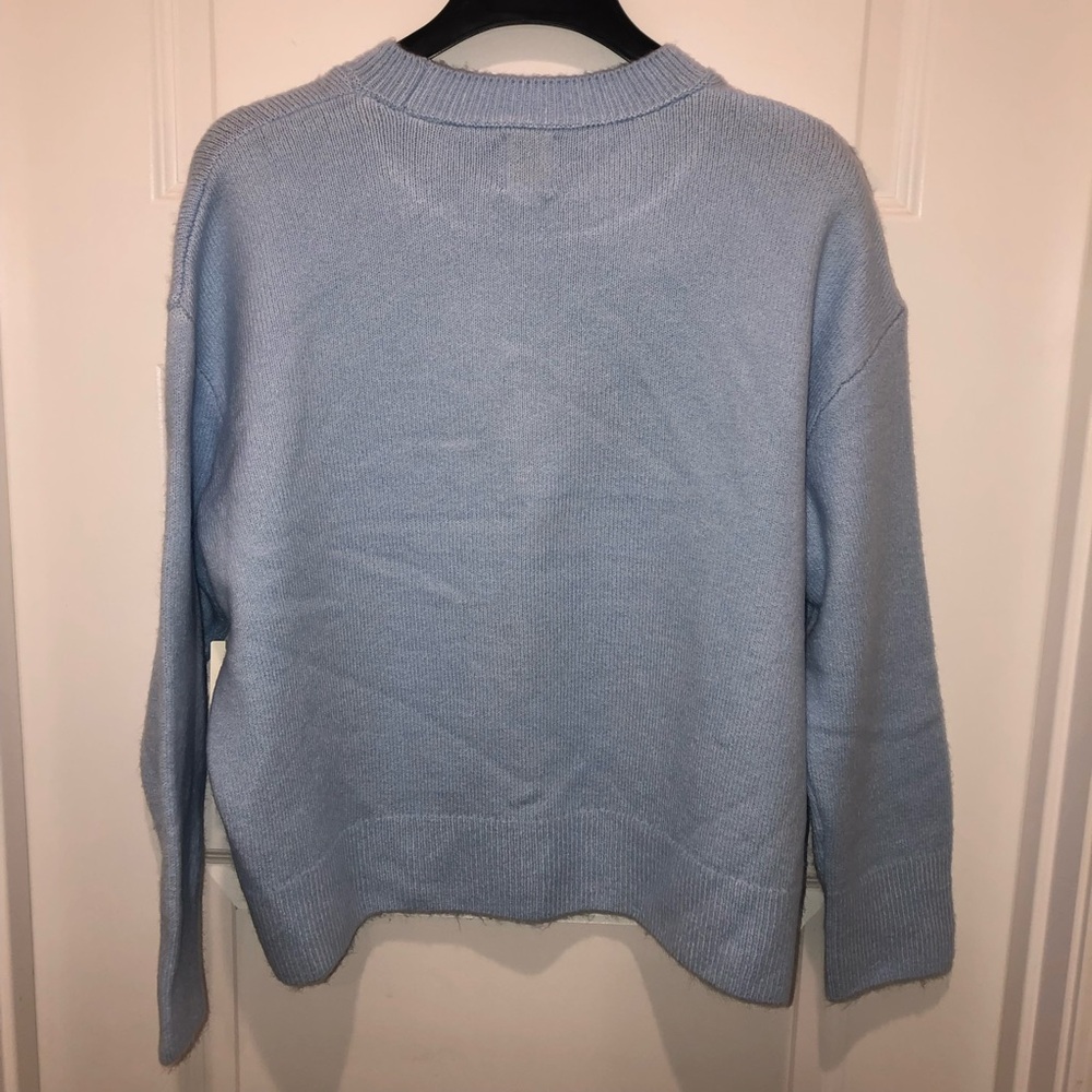 New Anthropologie x Maeve Crew Neck Poodle Dog Icon Pullover Sweater sz XS - Picture 8 of 8
